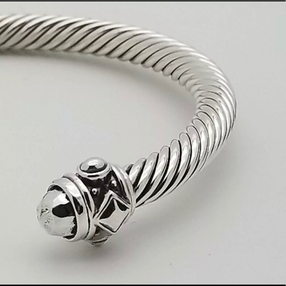 David Yurman 5mm Classic Cable Renaissance Bangle - Picture 3 of 8